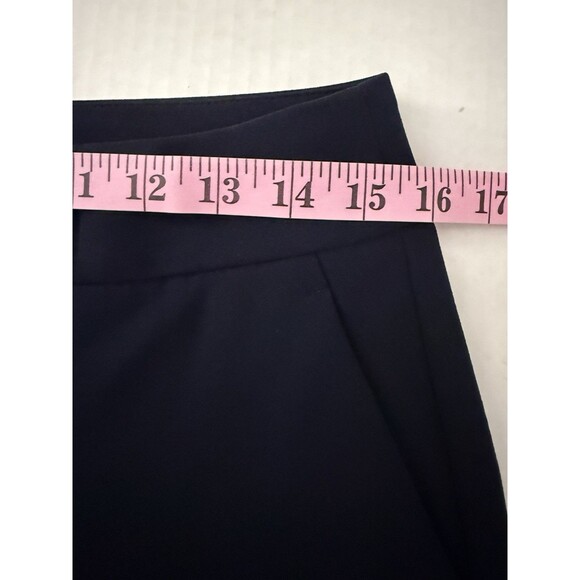 Anne Klein Women’s Size 2 Navy Blue Dress Pants Trousers Work Career Gold Accent - Picture 7 of 9
